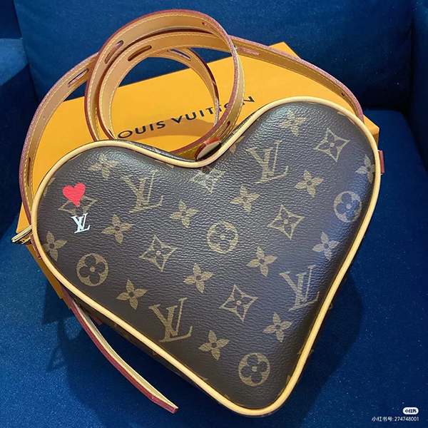 21新作ルイヴィトン 激安 バッグ サッククール ショルダーバッグハートモノグラム M57456